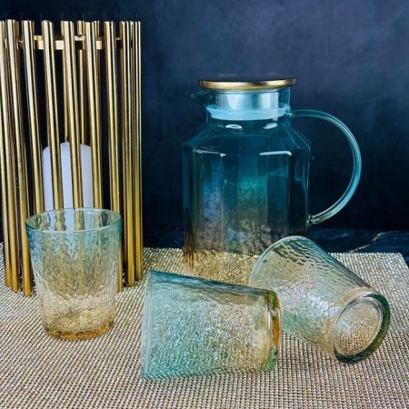 Drinking drink Lenardi, 6 glasses and a decanter 1.8 l