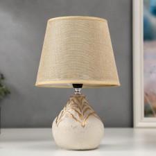 Table lamp 16240/1wt-GD E14 40W Beige 20x20x30 cm Risalux