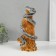 New Year's piggy bank "Snake on the stump" 33 x 14 x 15 cm.