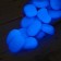 Decorative stones for the aquarium, luminous, 45 mm, 500 g, purple