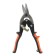 Patriot ASP-250L metal scissors, left cut, CRV, two-component handles, 250 mm