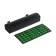 Cartage phone number, fluorescent numbers, black