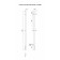 Terminus uno “profile” heated towel rail, 1600x30 mm, chrome