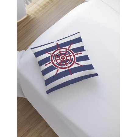 Decorative pillowcase "Hitching with stripes", on a zipper, size 45x45 cm-1