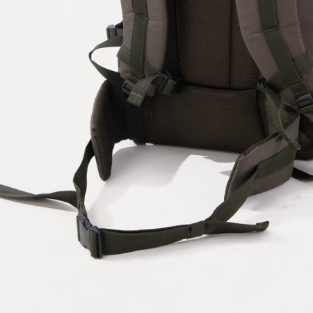Tourist backpack, 80 l, lightning department, 3 outer pockets, huntsman, khaki color-2