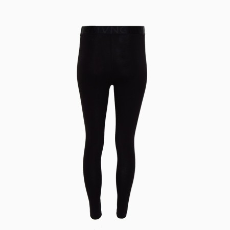 Female sports leggings, black color, size 48-16