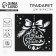 Stencil for creativity "Christmas ball", 15 x 15 cm, plastic