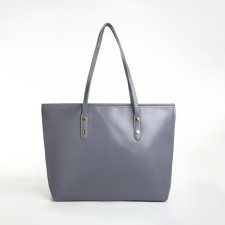 Women's bag with lightning, gray color