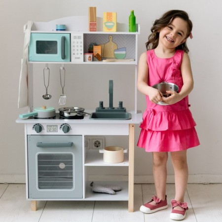 Children's wooden game cuisine "Gracie Stile" with 27 accessories-1
