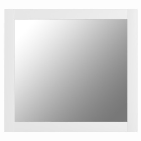 Square wall mirror "Sirius", 782 × 782 mm, white color-2