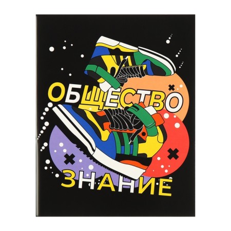A set of object notebooks Calligrata Top "Sneakers", 48 sheets, 12 items, with reference material, cover coated cardboard, glossy lamination, offset block-17