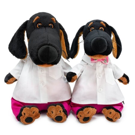 Soft toy "Waxon", in a snow -white shirt ", 25 cm-3