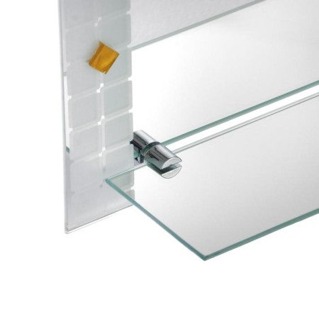 Mirror "Romb", with sandblasting graphics, wall, with a shelf, 45 × 60 cm-8