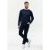 Male T-shirt, size 46, dark blue color