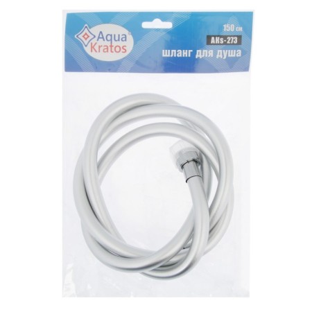 Shower hose Aquakratos, 150 cm, nylon, gray-2