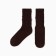Women's socks minku, dark brown color, rr 36-41