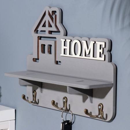 Key with a Home shelf house, 28 x 23 x 7.5 cm-2
