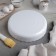 Trianon glass -ceramic baking form, 1.5 l, d = 26 cm, white color