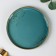 Porcelain plate with a magistro "Cerera" side, d = 20 cm, blue color