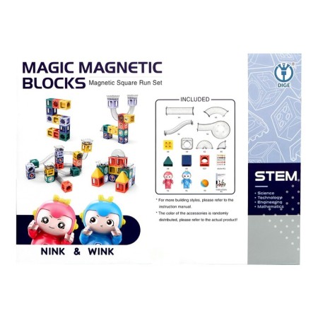 Magnetic designer "Marbble", 70 parts-3