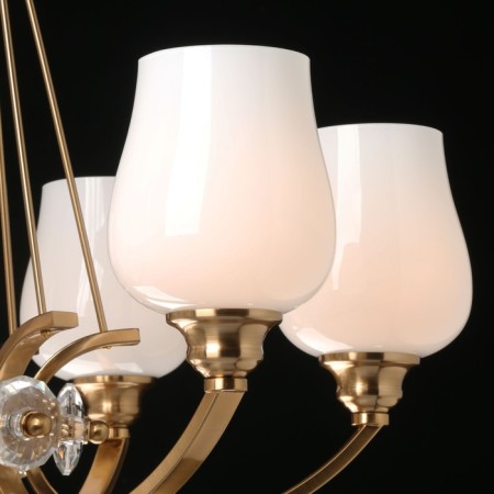 Palermo chandelier, size 80x110x80 cm, 320W 8xe27-8