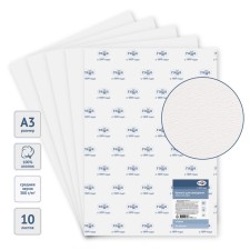 A3, 10 sheets watercolor paper, cotton 100%, gamma 