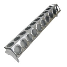 Chickens for chickens, 20 cells, tray, galvanized steel