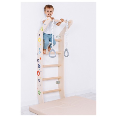 Children's sports complex ECO 3 Luna, cream color-5