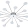 Ceiling lamp Starfall G4x3W