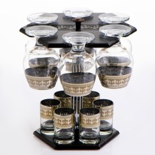 Mini-bar 12 objects cognac, Byzantium, dark 350/50 ml
