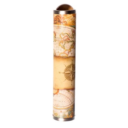 Kaleidoscope souvenir "Map of a sailor" embossing 19x4x4 cm-4