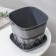 Pot with the pallet "Listopad", 2.5 l, the color is dark gray