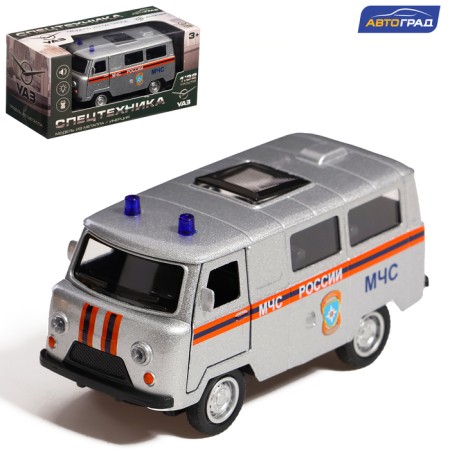 Metal machine “UAZ 3962. Special equipment”, inertia, 1; 32, light and sound effects, mix color