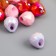 Beads for creativity Plastic "Class" set 10 pcs of pearl of delicate colors 1.3x1.3x1.3 cm