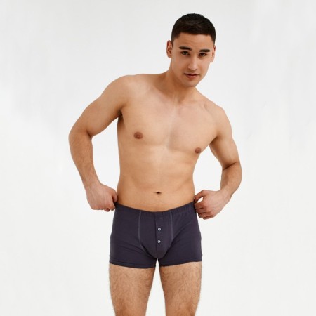 Panties men's boxers with gulfik minku color gray, river 42