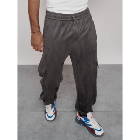Sports pants, size 48, gray color-12