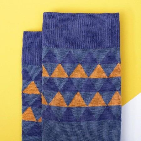 Socks "Bright geometry" p. 39-40 (24-26 cm)-1