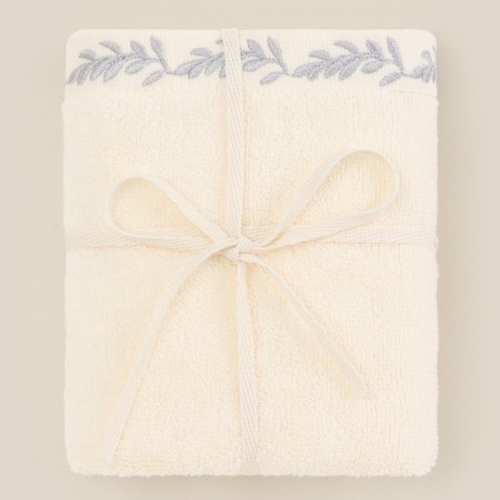 Trure -colored towel SL Home: Floral "Aivori" 30x60 cm, 100% cotton, 550 g/m2-5