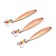 Vertical "Yaman" return with a tee, size 37 mm, 3.7 g, color copper