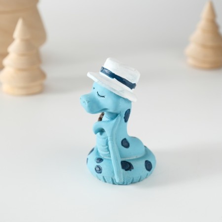 Suvenir Polystone "Snakes with a cane and in a hat" 4.7x6 cm-1