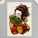 Tattoo on the body color "Eternal geisha" 26.1x14.6 cm