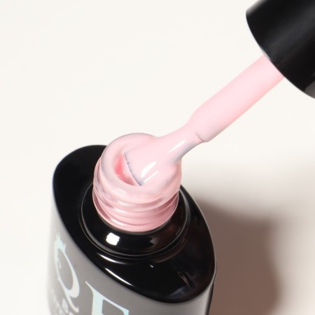 Camouflage base for nails, 3 phase, 8ml, led/uv, pale pink color (049)-6