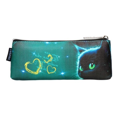 Penal is soft, 1 department, 80 x 210 x 35 mm, voluminous, artificial leather with anti -vandal texture, Devente Black Cat (with lining)-2