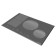 Hon surface Maunfeld CVI804SFDGR, induction, 4 burners, sensor, gray