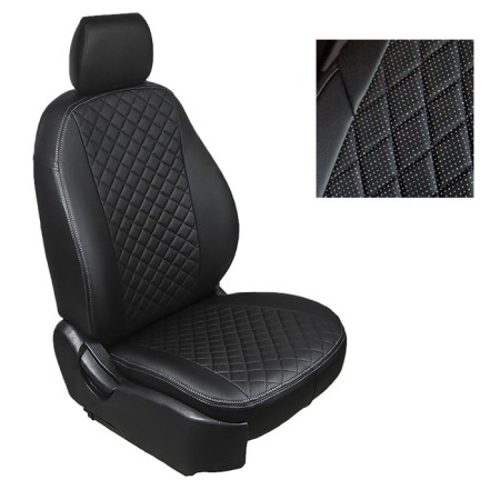 Auto-Cherkhly for Chevrolet Aveo, 2006-2011, Ravon R3 Nexia, 2015-n, eco-leather, set