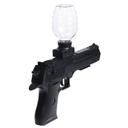 Black pistol, shoots gel bullets, mobile shutter, battery 3.7v-2