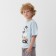 Strip T-shirt KAFTAN DUCK R.30 (98-104 cm), blue/white
