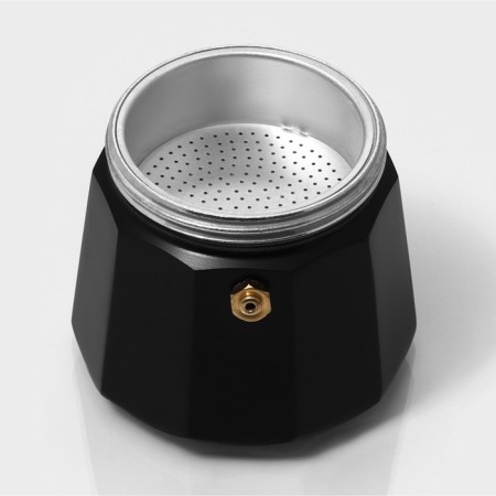 Coffee machine geyser Magistro Alum Black, 3 cups, 150 ml, black color-6