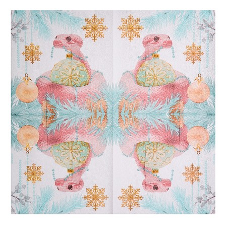Two -layer paper napkins Happy New Year, winter, 33*33 cm, set 20 pcs-4