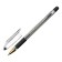 Ballic Handle Erichkrause L-30, Gold Stick & Grip Classic, needle node 0.7 mm, black, rubber holder, super soft letter